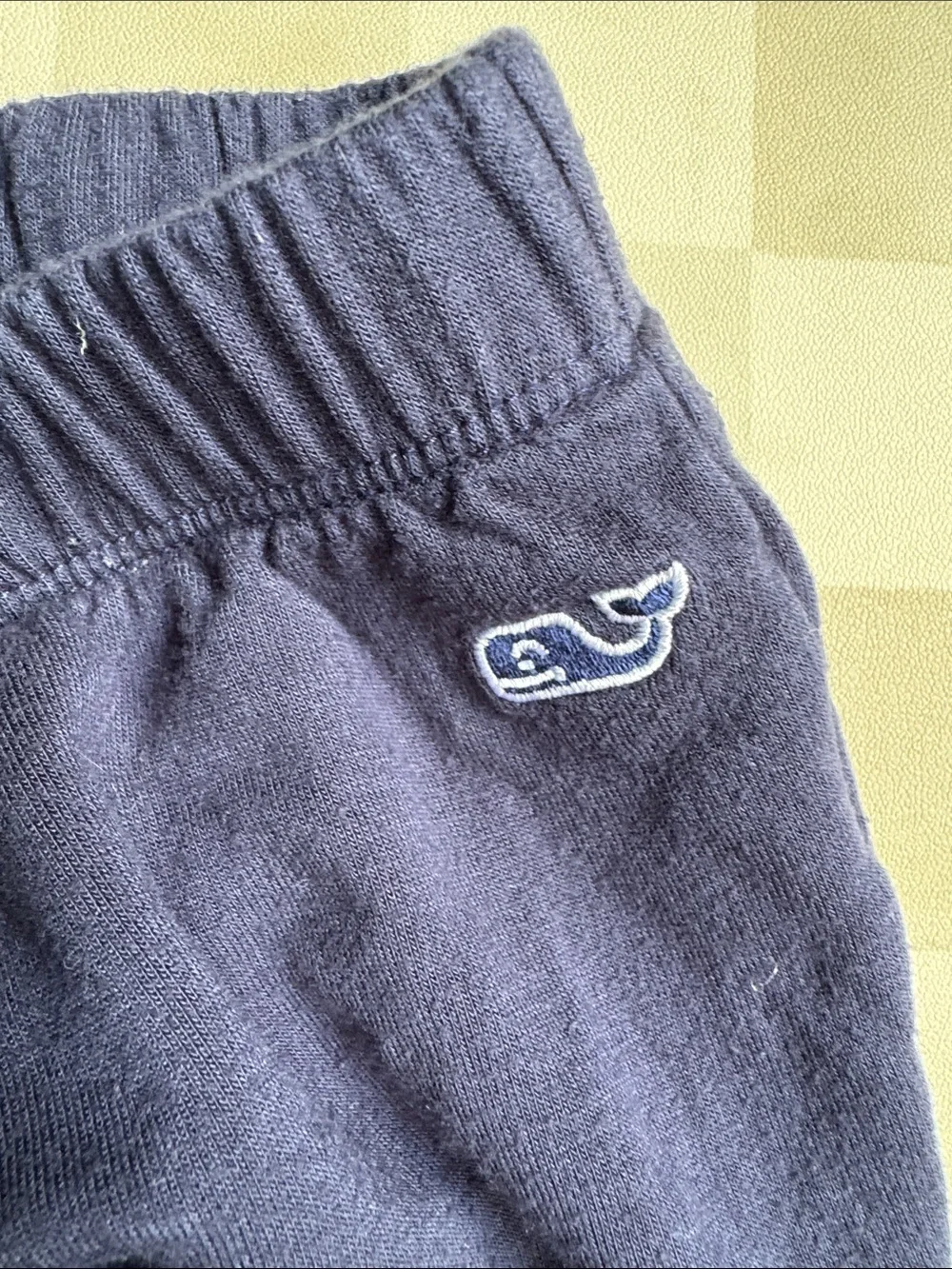 Vineyard Vines Navy Dream Cloth Sweatpants with Whale Logo